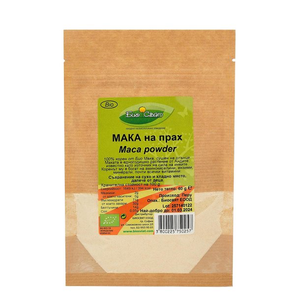 БИО МАКА НА ПРАХ 60Г