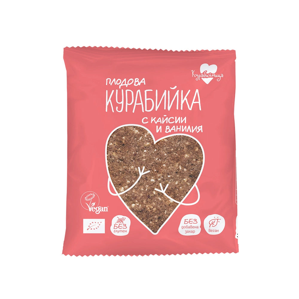 Био кураб кайсия ванилия 40гр - Курабийница