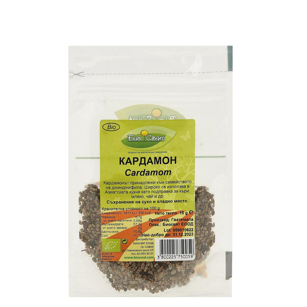 Био Кардамон на Зърна 15г