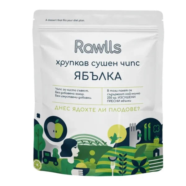 Сушен чипс ябълка 30г - Роулс