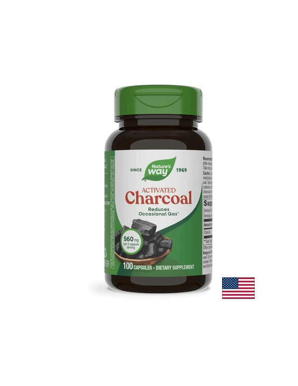 Charcoal Activated / Активен въглен 280mg 100 капсули