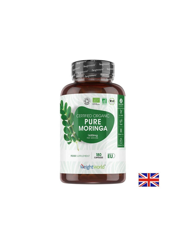 Антиоксидант, регулира кръвната захар - Моринга, 550mg 180 капсули