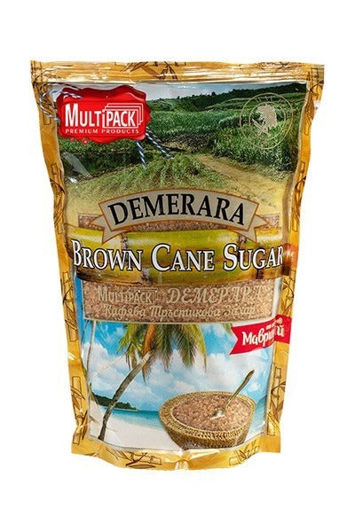 Кафява Тръстикова Захар Multipack Demerara 500г