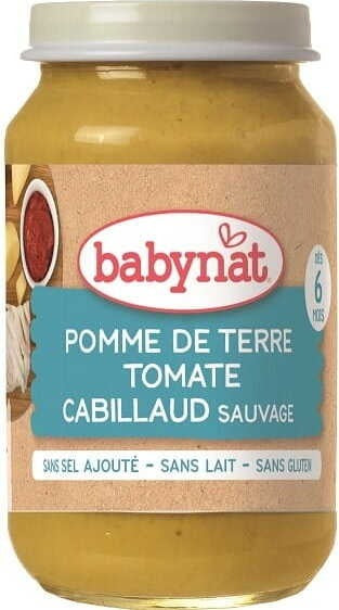 Зеленчуково Пюре с Дива Треска Babybio 6м+ 200г