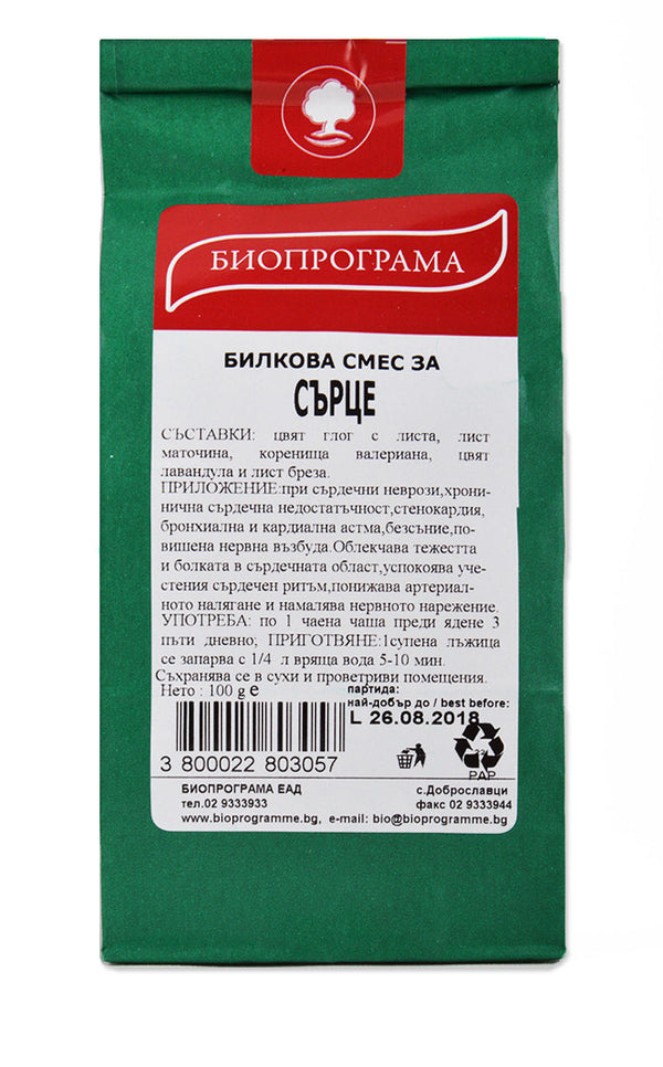 БИЛКОВА СМЕС ЗА СЪРЦЕ 100Г