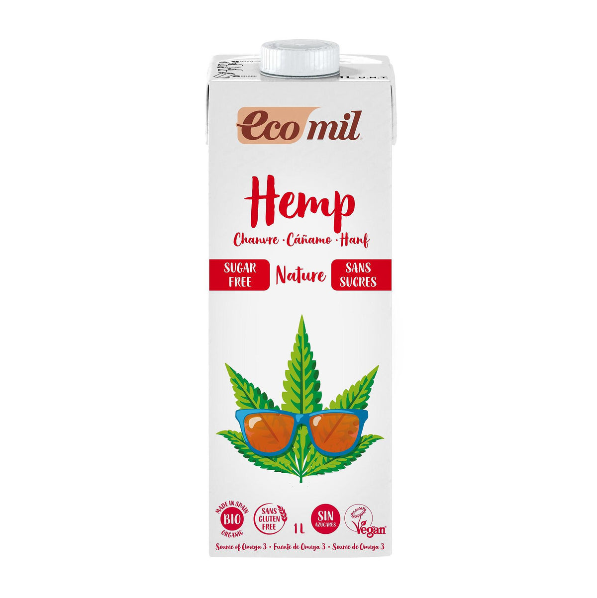 Био Конопена Напитка Натурална 1л Ecomil