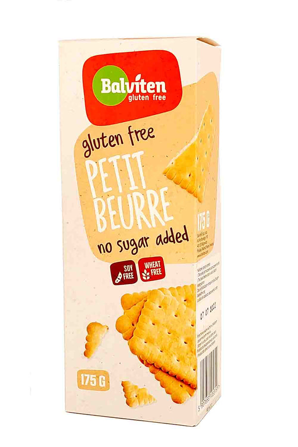 БИСКВИТИ ОБИКНОВЕНИ PETIT BEURRE БЕЗ ЗАХАР И БЕЗ ГЛУТЕН 175Г