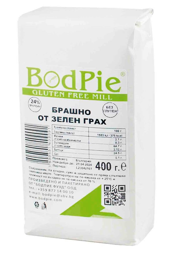 БРАШНО ОТ ЗЕЛЕН ГРАХ 400Г