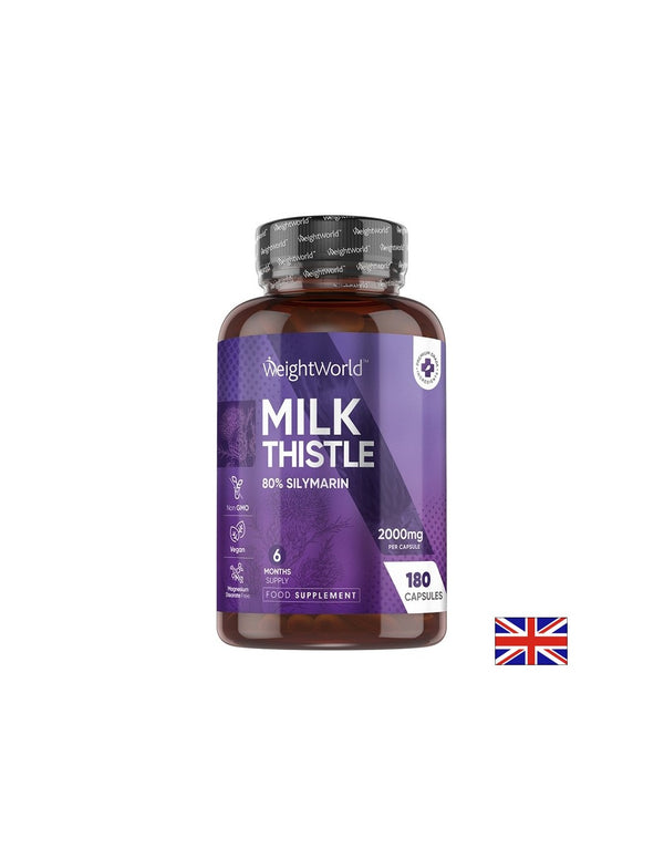Бял трън 2000mg – Черен дроб и детокс, 180 капсули