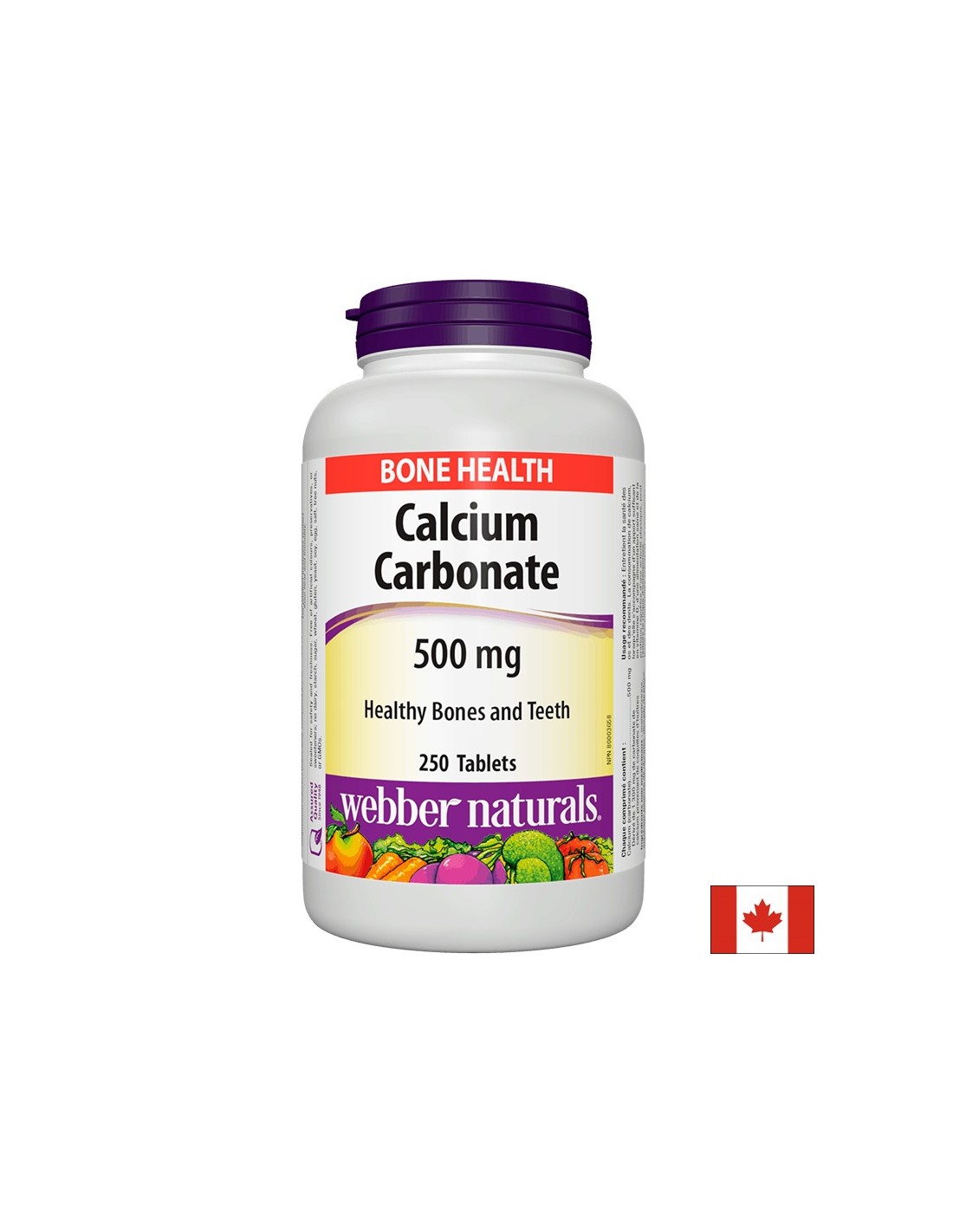 Calcium Carbonate / Калций карбонат, 500mg, 250 таблетки