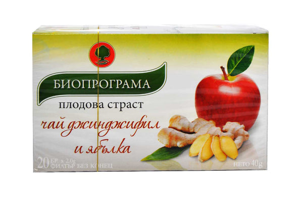 ЧАЙ ОТ ДЖИНДЖИФИЛ И ЯБЪЛКА 20Ф