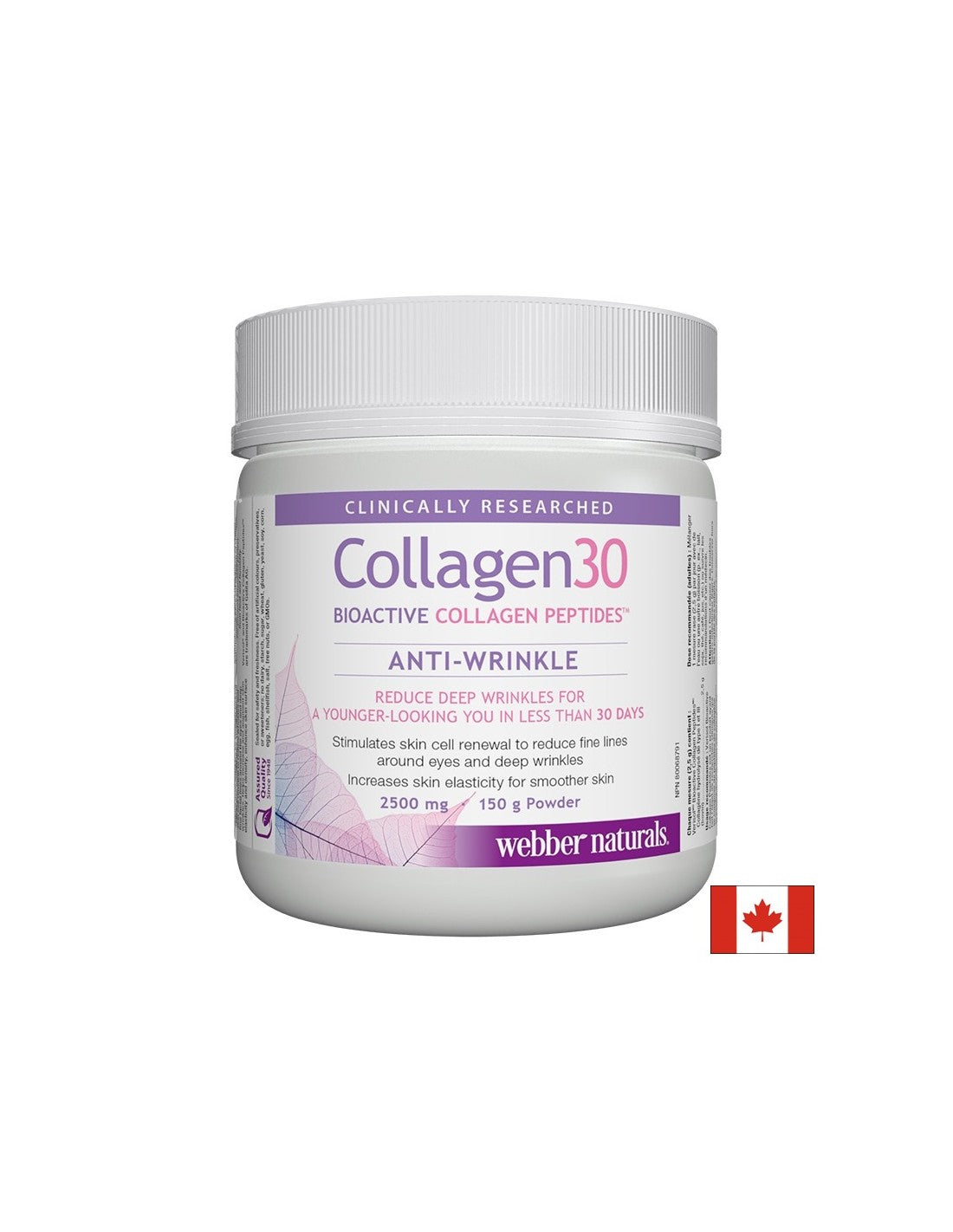 Collagen 30 Bioactive collagen peptides Anti-wrinkle - Колаген (биоактивни колагенови пептиди) 2500mg, 150g прах