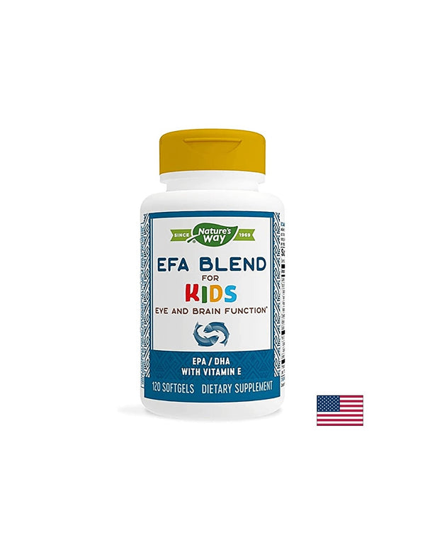 EFA Blend for Kids / ЕФА Бленд за деца, 120 софтгел капсули