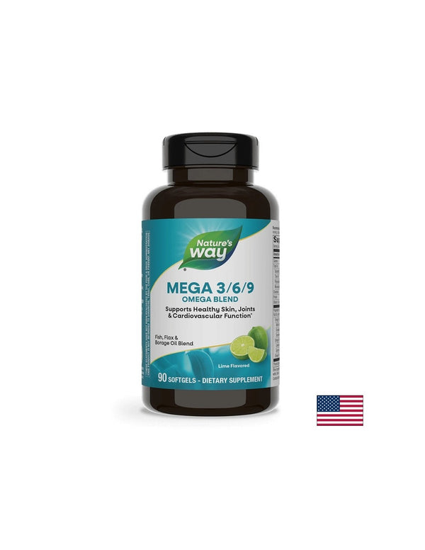 Mega 3 / 6 / 9 Omega Blend / Омега 3 / 6 / 9, 90 софтгел капсули