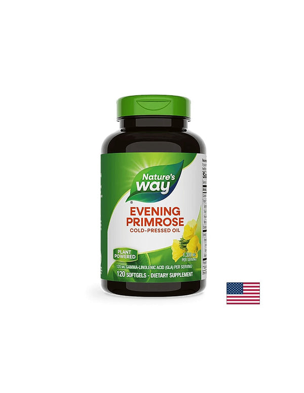 Evening Primrose 10% GLA / Вечерна иглика 1300mg 120 софтгел капсули
