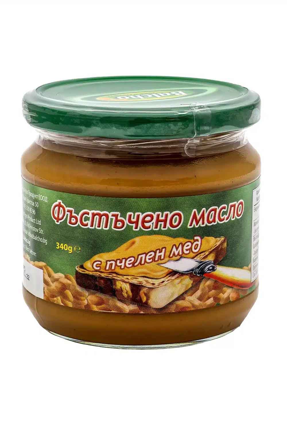ФЪСТЪЧЕНО МАСЛО С ПЧЕЛЕН МЕД 340Г