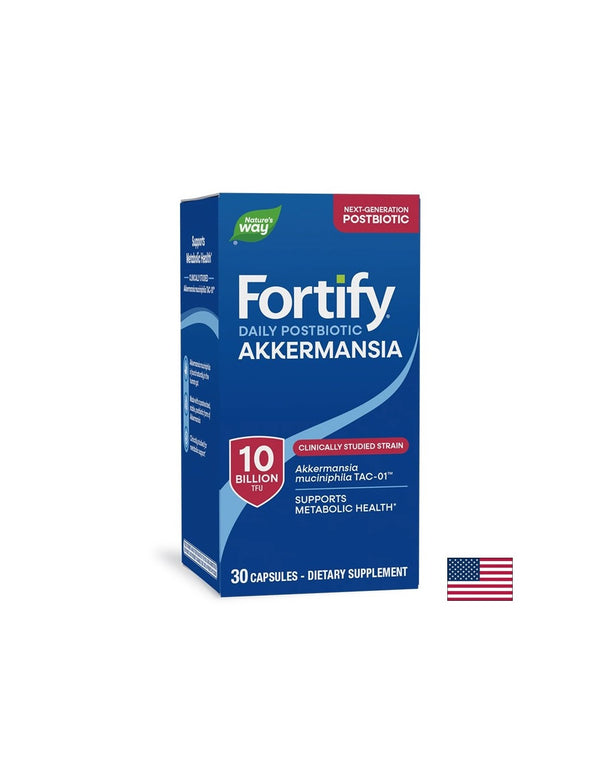 Постбиотик Fortify Акермансия TAC-01, 10 млрд. пробиотици TFU, 30 капсули