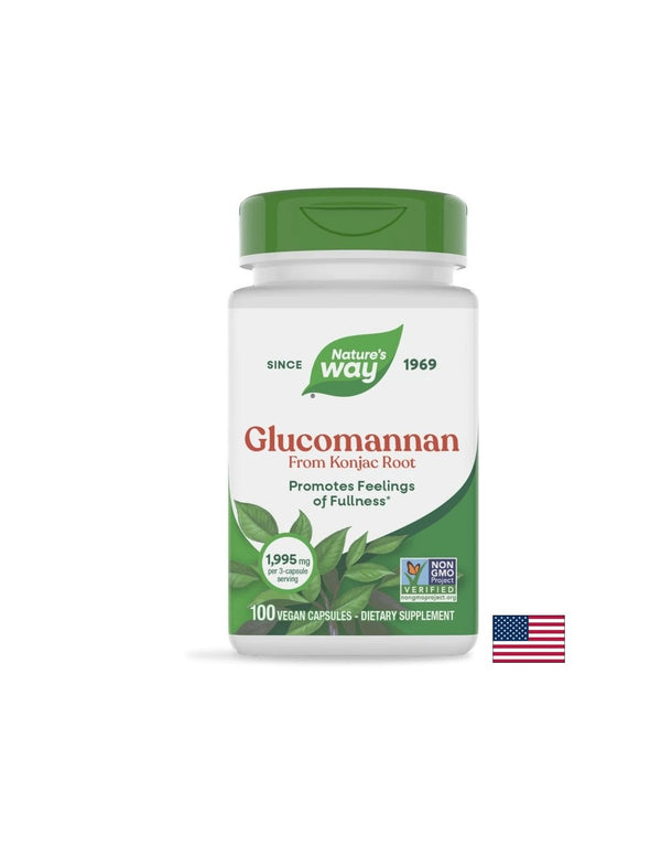 Glucomannan from Konjac Root / Глюкоманан от корен на Конджак 665mg 100 капсули