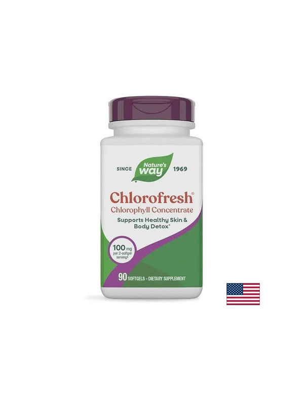 Chlorofresh Chlorophyll Concentrate / Хлорофреш Хлорофил концентрат 90 софтгел капсули