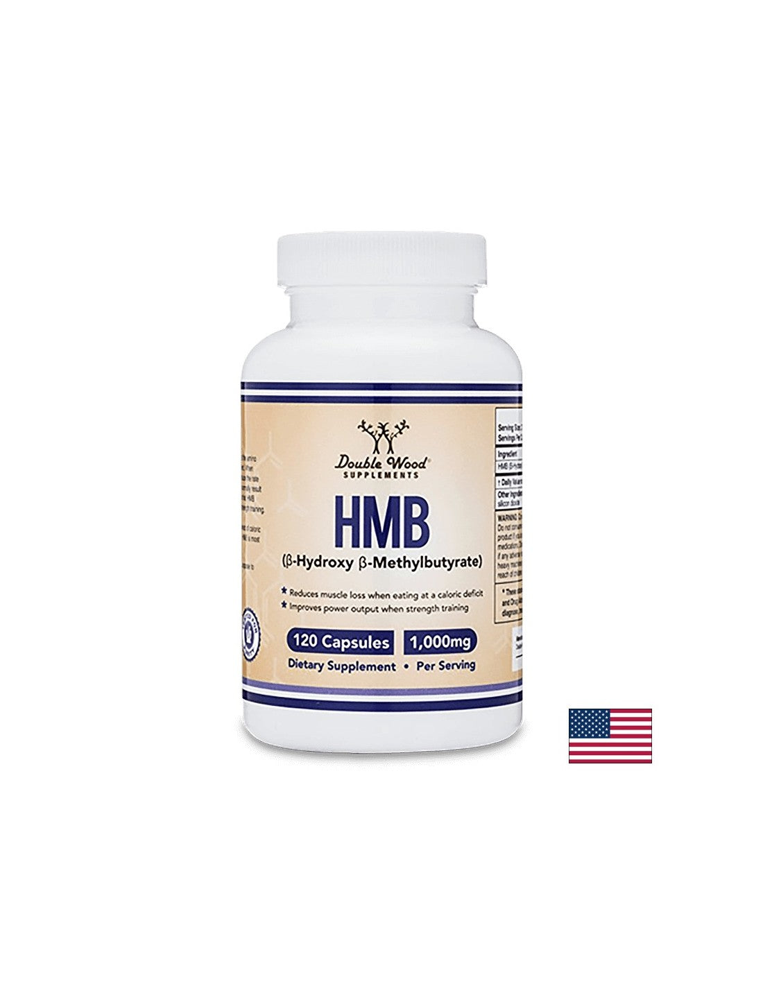 HMB (β – Hydroxy β – Methylbutyrate) / Бета- хидрокси-бета-метилбутират, 120 капсули