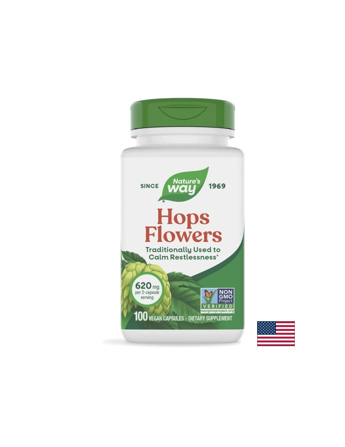Hops Flowers / Хмел (цвят) 310mg 100 капсули