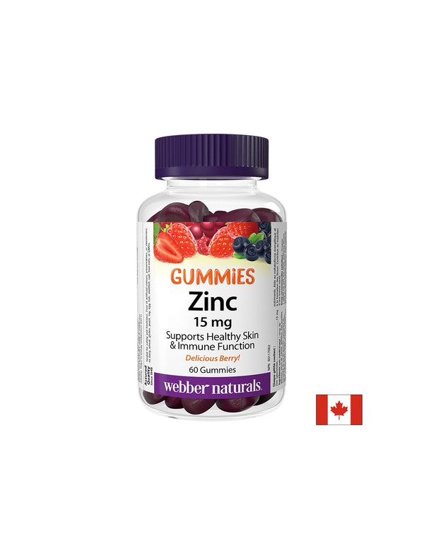 Имунитет - Цинк (глюконат) Гъми 15mg, 60 желирани таблетки с плодов вкус