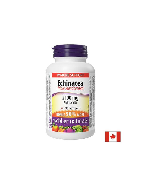 Имунитет - Ехинацея (тройно стандартизиран екстракт) 2100mg, 90 софтгел капсули