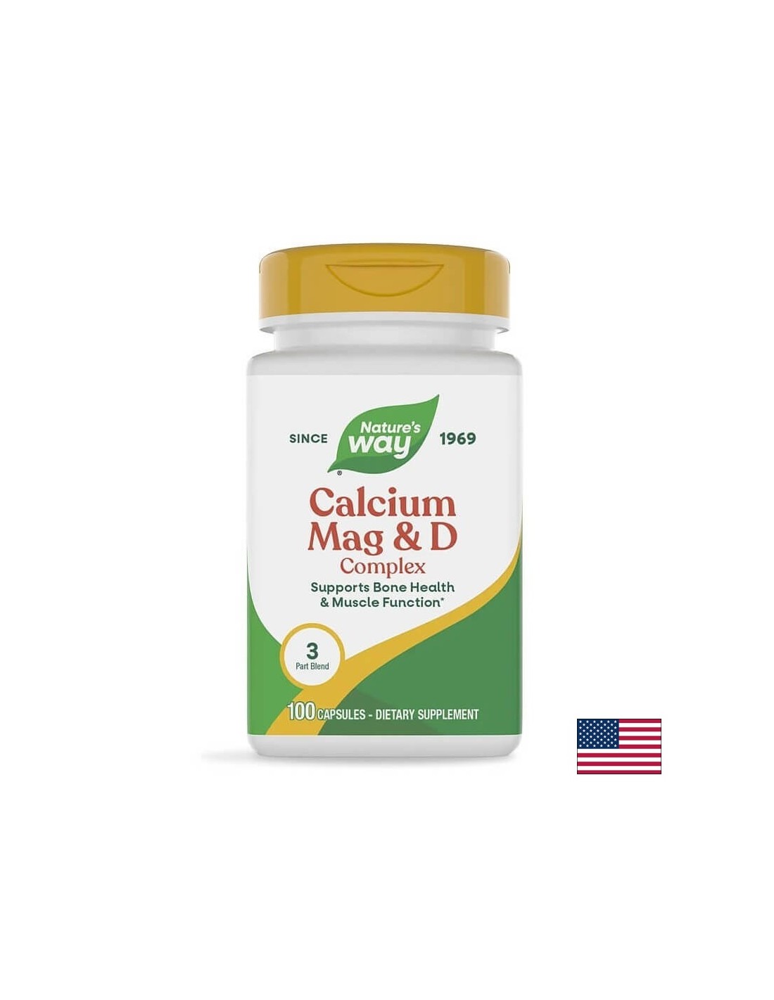 Calcium Magnesium & D / Калций с Магнезий и Витамин D 100 капсули