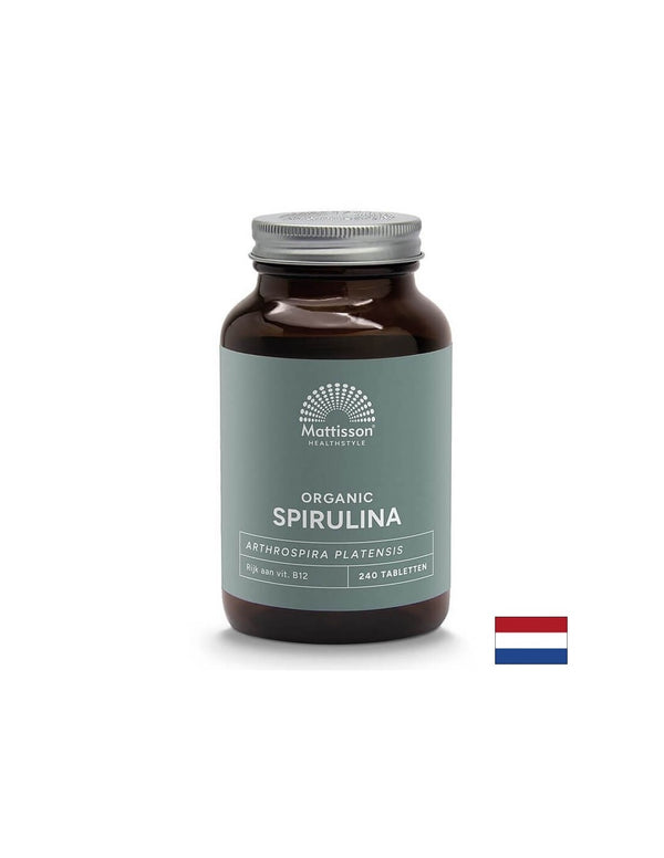 Клетъчна и имунна функция - Спирулина Organic, 500mg 240 таблетки