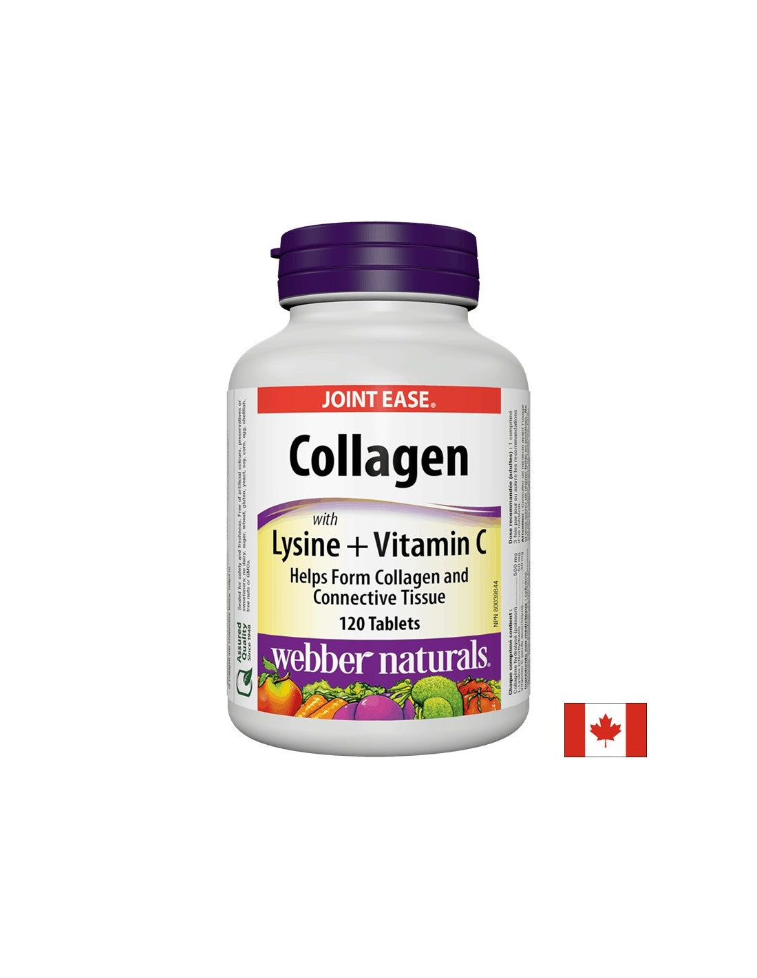 Collagen with Lysine + Vitamin C / Колаген 500mg с Лизин и Витамин С 120 таблетки