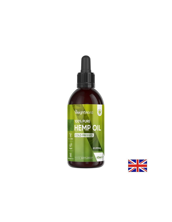 Конопено масло студено пресовано 1000mg Хормонален баланс 60ml