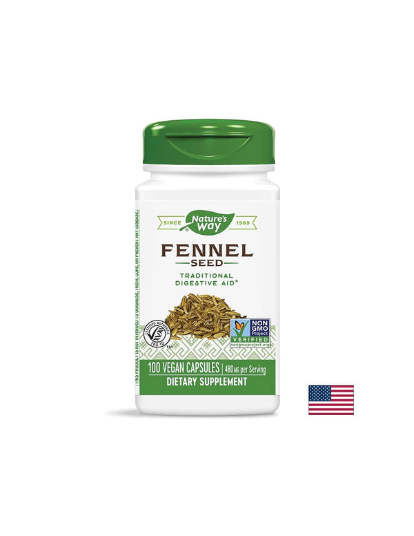 Fennel Seed / Копър (семена) 480mg 100 капсули