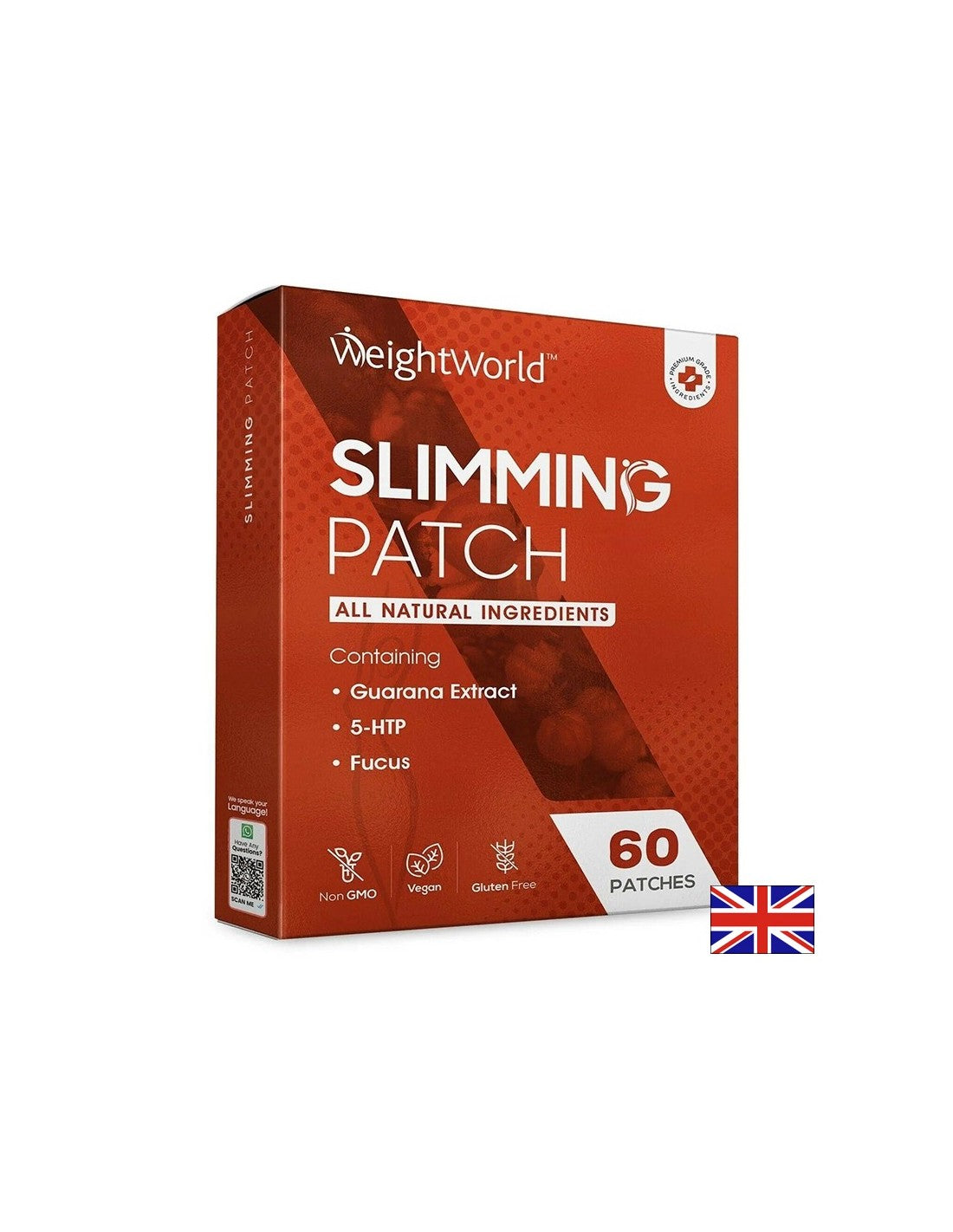 Лепенки за отслабване с екстракт от Гуарана, Фукус и 5-HTP, 60 пластира - Slimming patch