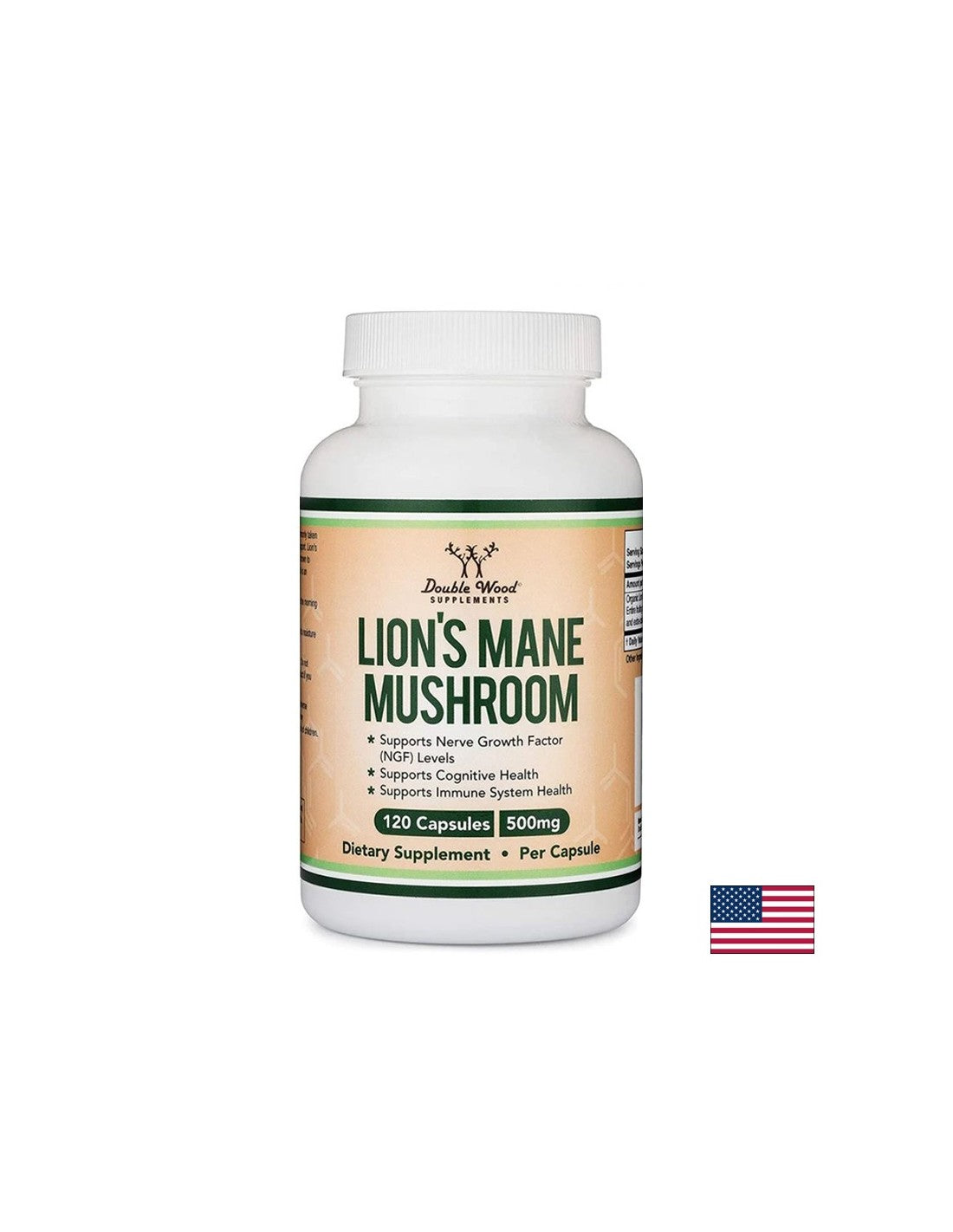 Lion’s Mane Mushroom - Лъвска грива, 120 капсули