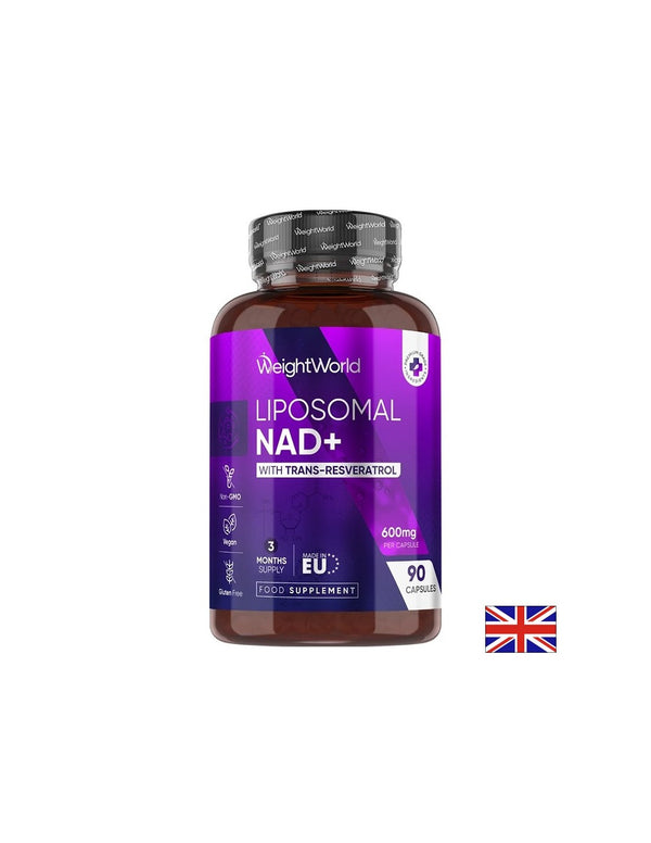 Липозомен NAD+ 250mg с транс-ресвератрол 100mg Анти-ейджинг и клетъчна енергия 90 капсули
