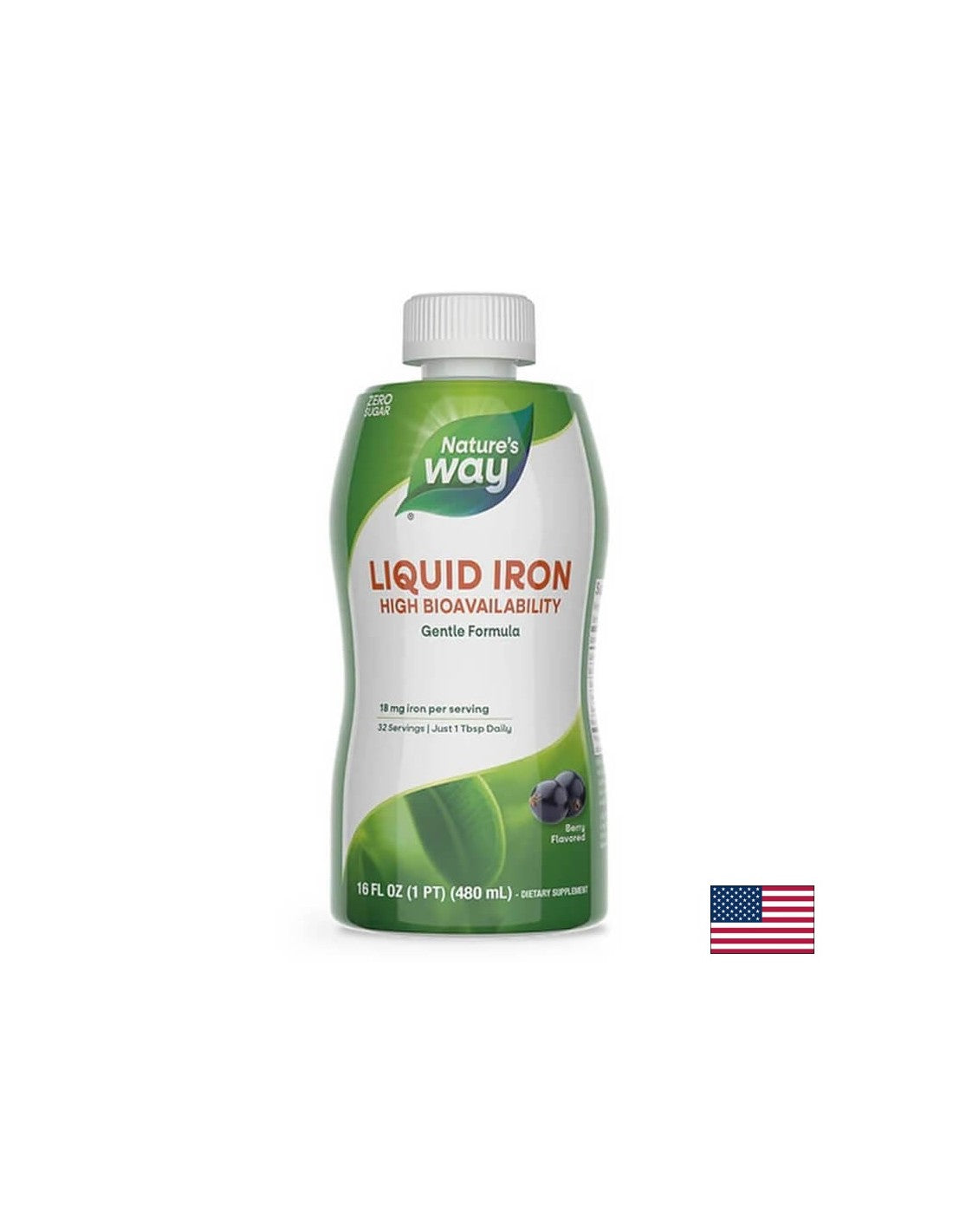 Liquid Iron - Течно желязо (с вкус на боровинки), 480ml