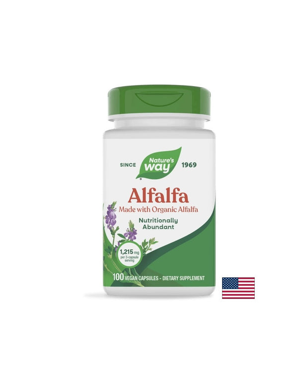 Alfalfa, Люцерна 405mg 100 капсули