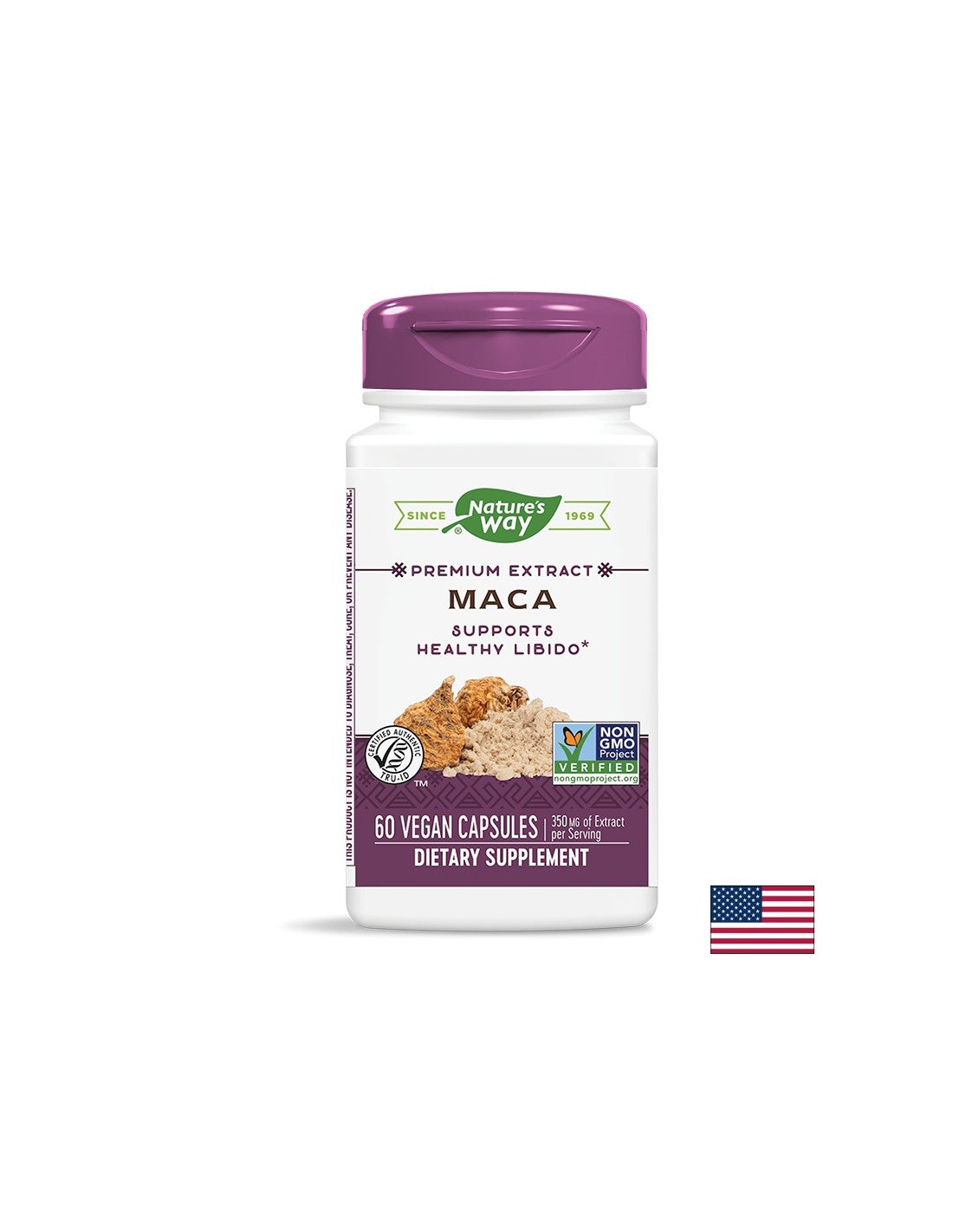 Maca - Мака 350mg, 60 капсули