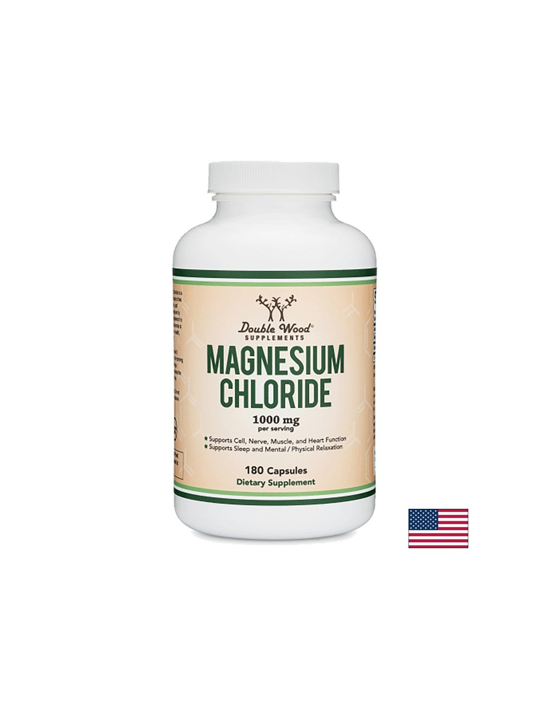 Magnesium chloride / Магнезий (хлорид), 180 капсули