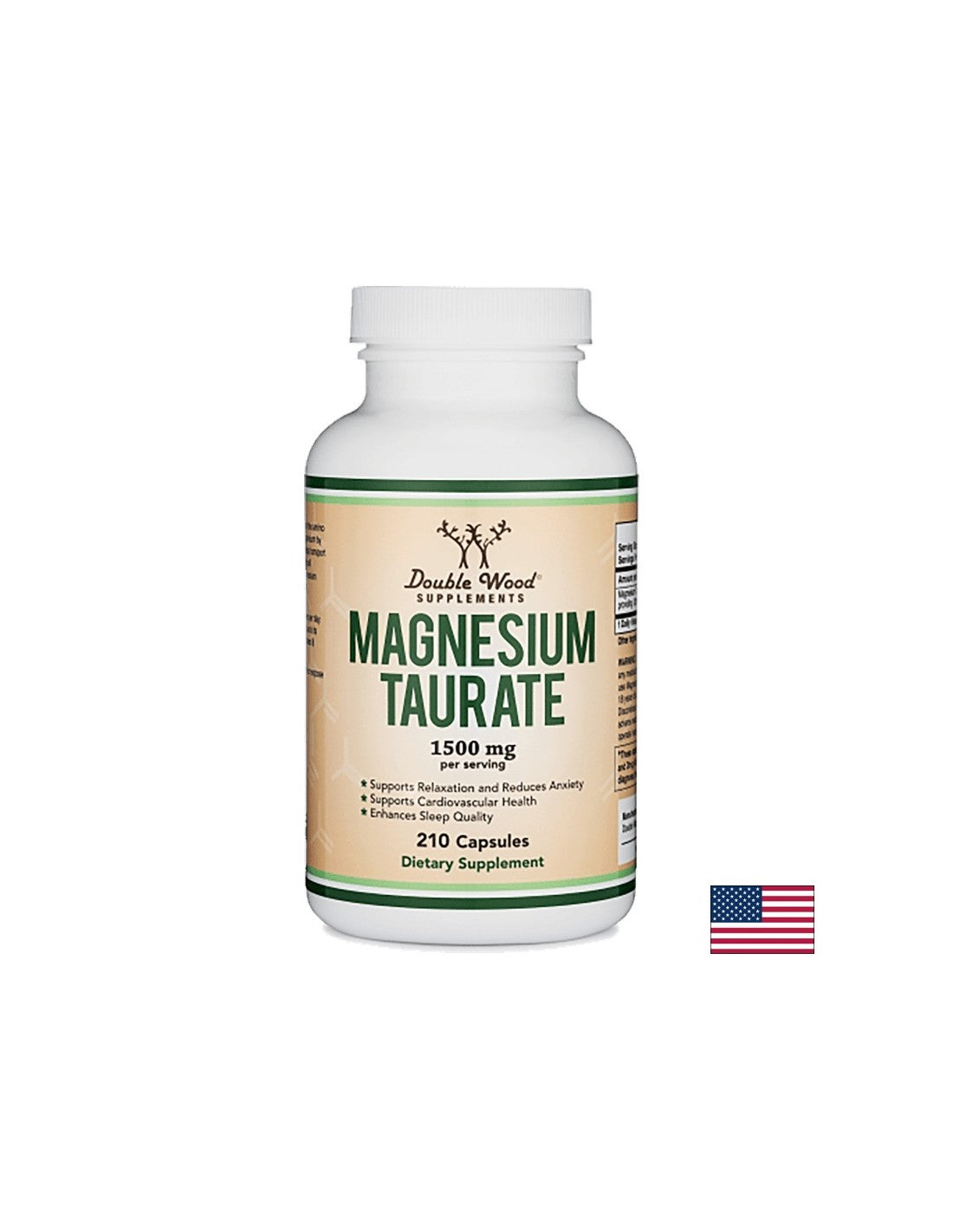 Magnesium taurate / Магнезий таурат, 210 капсули