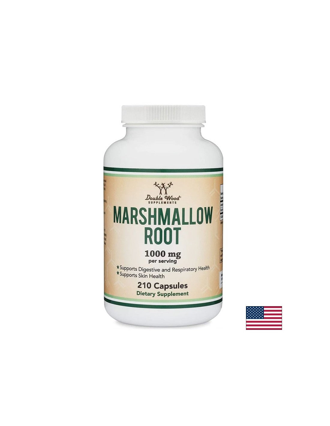 Marshmallow root - Бяла ружа (корен), 210 капсули