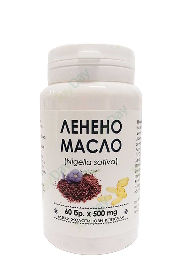 МАСЛО ЛЕНЕНО 500МГ 60КАПСУЛИ