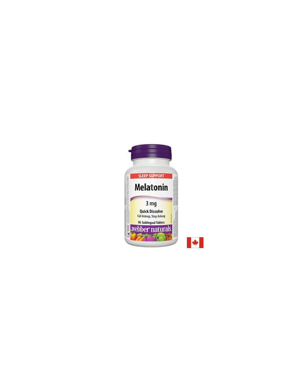 Melatonin / Мелатонин 3mg 90 бързо разтварящи се сублингвални таблетки