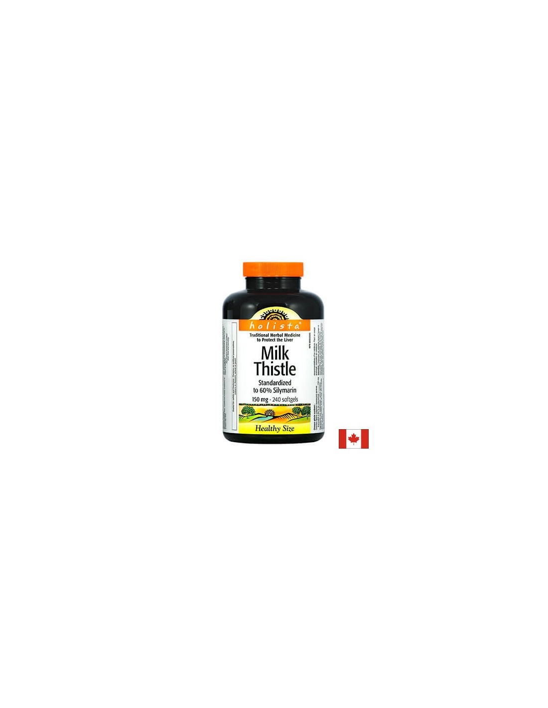 Milk Thistle / Бял трън Holista150mg, 240 софтгел капсули