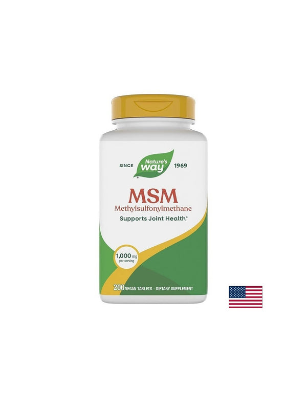 MSM / МетилСулфонилМетан като OptiMSM 1000mg 200 таблетки