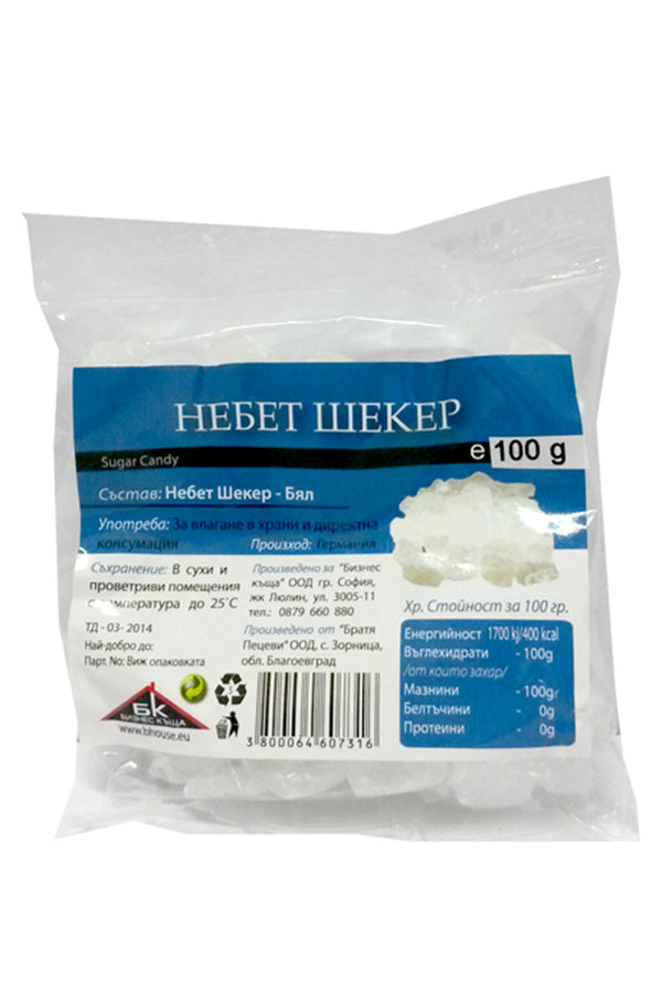 НЕБЕТ ШЕКЕР БЯЛ 100Г