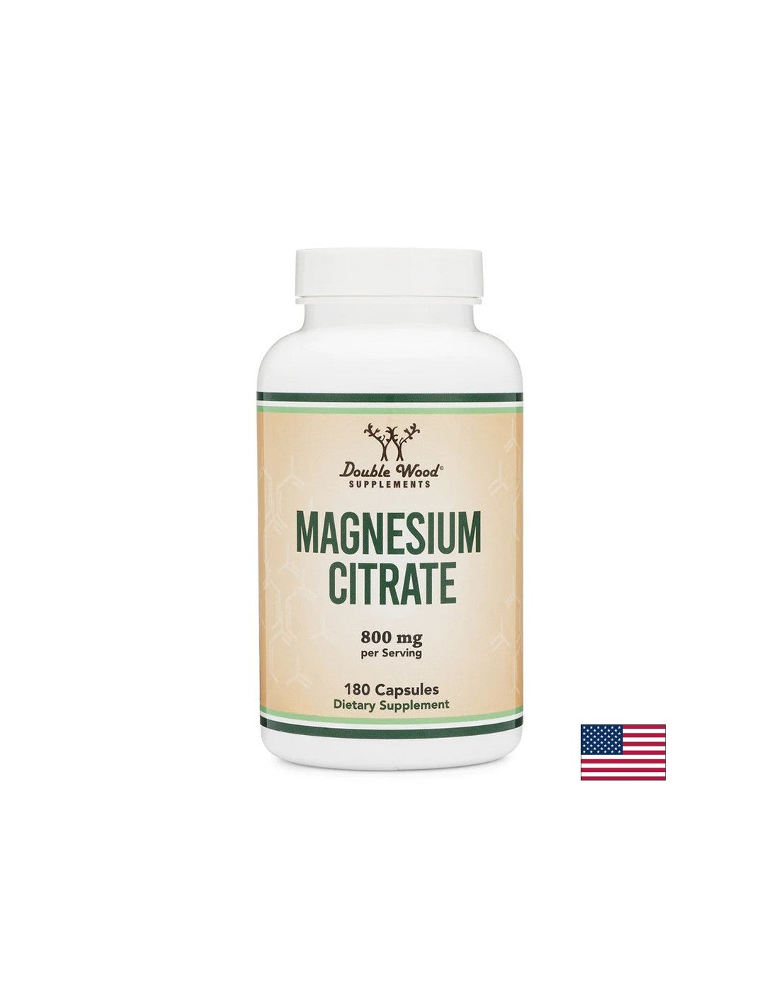 Нервна система и мускулатура - Magnesium Citrate Магнезий (цитрат), 180 капсули