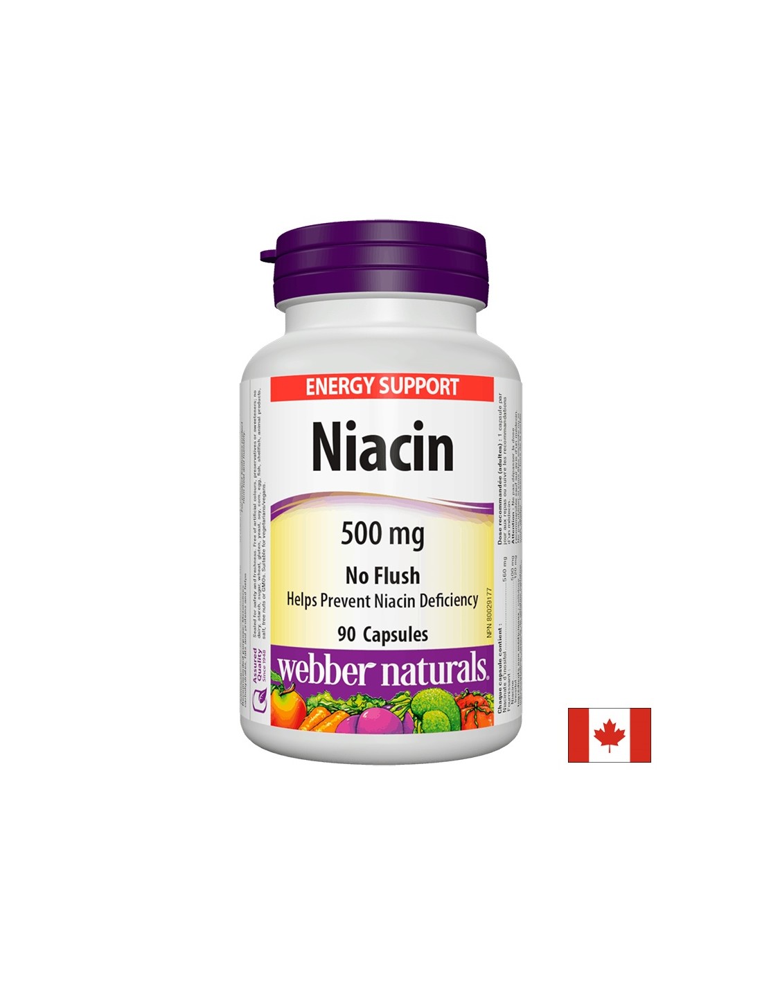 Niacin / Ниацин 500mg 90 капсули