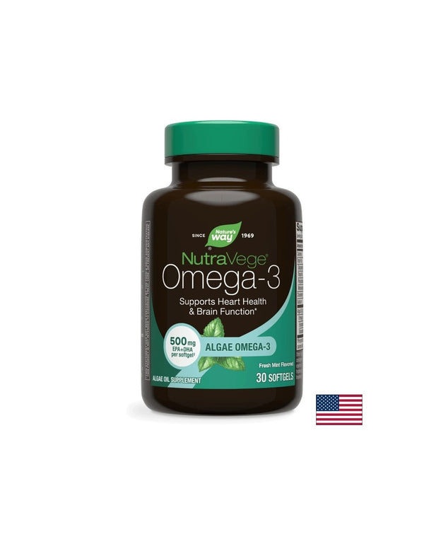 NutraVege Oмега-3 500mg от водорасли