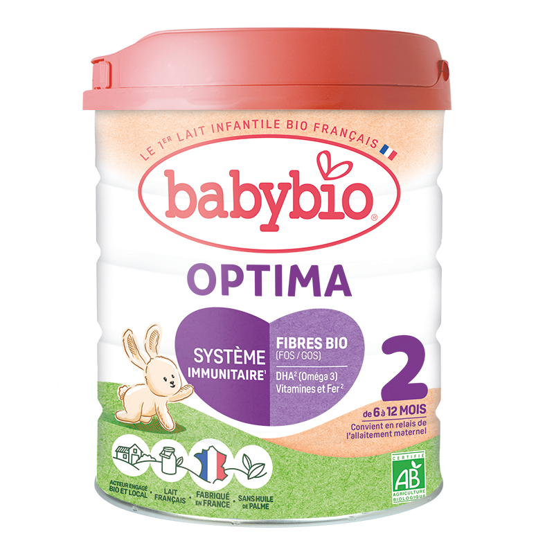 Babybio Optima 2 мляко 800г